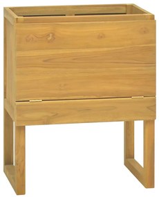 vidaXL Έπιπλο Μπάνιου 60 x 40 x 75 εκ. από Μασίφ Ξύλο Teak