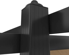 vidaXL Κιόσκι Κήπου με Πτυσσόμενη Οροφή Taupe 4 x 3 μ.