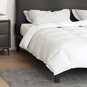 vidaXL Κουβέρτες & Κουβέρτες Λευκό 240 x 260 εκ. Πούπουλο