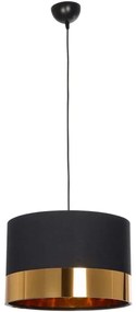 Φωτιστικό Οροφής Zyklus 203-0100 36x36x25cm 1xE27 Black-Gold GloboStar