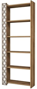 Βιβλιοθήκη City 845HCT3606 64,6x24,2x170cm Walnut-White