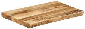 vidaXL Επιφάνεια Τραπεζιού 50x40x2,5 εκ. Live Edge Μασίφ Ξύλο Μάνγκο
