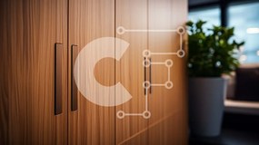 Intra Συλλεκτικό Ξύλινο Παζλ Plywood  4mm - Ξύλινα ντουλάπια με γυάλινες πόρτες και ράφια Σε Ξύλινο Κουτί - Διαστάσεις Puzzle: 10x10 cm – 25 κομμάτια