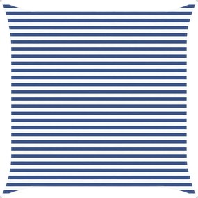 vidaXL Πανί σκιάς Μπλε και άσπρο 3,6 x 3,6 m 100% Πολυέστερ Οξφόρδη