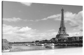 Εικόνα όμορφο πανόραμα του Παρισιού σε ασπρόμαυρο