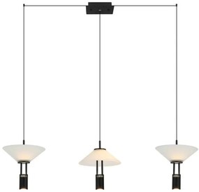 Κρεμαστό Φωτιστικό Οροφής LED 28W IP20 3000K Zambelis-23202-Μαύρο 23202