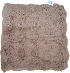 Μαξιλάρι καρέκλας γούνινο - 40x40cm - 571537 - Brown