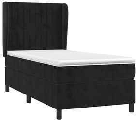 ΚΡΕΒΑΤΙ BOXSPRING ΜΕ ΣΤΡΩΜΑ ΜΑΥΡΟ 90X190 ΕΚ. ΒΕΛΟΥΔΙΝΟ 3129305