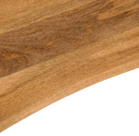vidaXL Επιφάνεια Γραφείου Καμπύλη 110x60x2,5 εκ Μασίφ Ακατ. Μάνγκο
