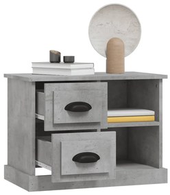 vidaXL Κομοδίνο Γκρι Σκυροδέματος 60 x 35,5 x 45 εκ.
