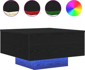 vidaXL Τραπεζάκι σαλονιού Μαύρη Οξυά 55 x 55 x 31 εκ