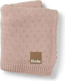 Κουβέρτα Πλεκτή Αγκαλιάς (75x100) Elodie Pointelle Ακρυλική Blushing Pink 30326002151NA
