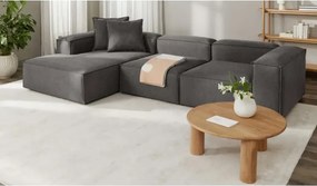 Stewehome Μίνι Γωνιακός Καναπές Ανθρακί Άνετος & Μοντέρνος 220x180x70 cm