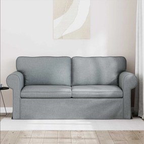 vidaXL Καναπές Ανοιχτό γκρι