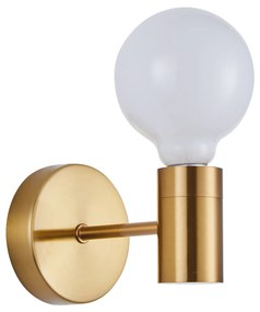 Φωτιστικό Τοίχου - Απλίκα SE21-GM-16 ADEPT GOLD MATT WALL LAMP Γ2 - Μέταλλο - 77-8252