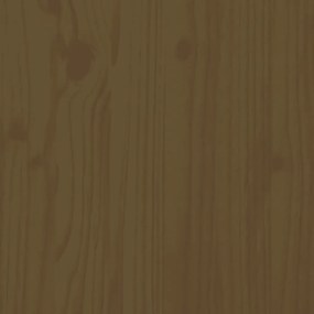 vidaXL Κεφαλάρι Κρεβατιού Μελί 146x6x101 εκ. από Μασίφ Ξύλο Πεύκου