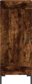vidaXL Ντουλάπι Καπνιστή δρυς 34,5x34x180 εκ. από Επεξεργασμένο Ξύλο