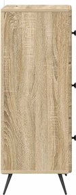 vidaXL Ντουλάπι με Συρτάρια Sonoma Δρυς 33 x 34,5 x 90 εκ