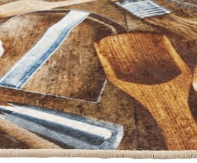 vidaXL Χαλί Κουζίνας Πλενόμενο Πολύχρωμο 60x180 εκ.