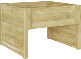 vidaXL Γκαράζ Χλοοκοπτικού Καφέ 79 x 73 x 56 εκ