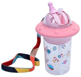 Παγούρι 450ml Με Καλαμάκι Estia Astro Pink 01-10850