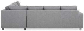 Γωνιακός Καναπές Scandinavian Choice C151, Ασημί, Ανοιχτό γκρι, 284x223x80cm, Πόδια: Μέταλλο | Epipla1.gr