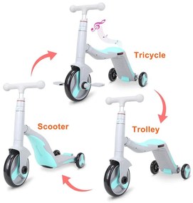 GC SCOOTER FUN HD 868 3 σε 1 Πολυμορφικό Γκρι/Γαλάζιο