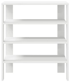 vidaXL Ράφι παπουτσιών  Λευκό 61x32x70 cm Κατασκευασμένο ξύλο