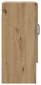 vidaXL Ντουλάπι Τοίχου τεχνίτης Δρυς 60x31x70 εκ. Επεξεργασμένο Ξύλο