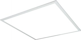 POWERTECH LED panel ψευδοροφής PT-1533, 40W, 59.5x59.5cm, τετράγωνο, 4000K, 4000lm, λευκό