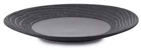 DIS. ARBORESCENCE LIQUORICE DINNER PLATE 26,5M 26,5X26,5X3,2CM | Συσκευασία 6 τμχ