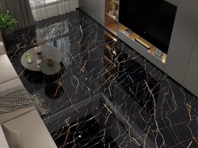 Gersa Moon Light Black Polished 60x120 - Πλακάκι γρανίτη