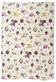 Φανελένια Παπλωματοθήκη Μονή (160x240) Dimcol Baby 01