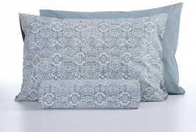 Σετ Παπλωματοθήκη Μονή Wisely Denim 1x(170x240) + 1x(52x72) - Nef-Nef Homeware