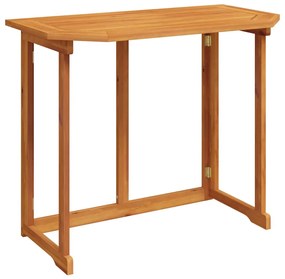 vidaXL Τραπέζι Bistro 90 x 50 x 75 εκ. από Μασίφ Ξύλο Ακακίας