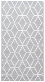 vidaXL Χαλί εξωτερικού χώρου ARAKIL γκρι 190x290 cm PP