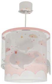 Παιδικό Φωτιστικό Οροφής Μονόφωτο Ango Whale Dreams Pink 61172 S