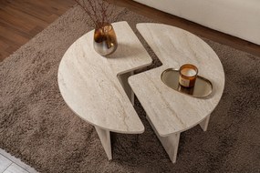 Coffee Table Moira - Travertine Travertine