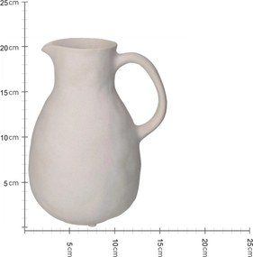 Βάζο ArteLibre Λευκό Πορσελάνη 15.5x12.3x21cm