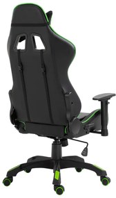 vidaXL Καρέκλα Gaming Πράσινη από Συνθετικό Δέρμα