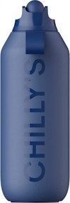 Μπουκάλι Θερμός 500ml Chilly's Series 2 Flip Whale Blue