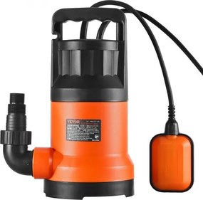 VEVOR Submersible Utility Pump Sump Pump 700W 4148 GPH 33 ft Head Water Pump