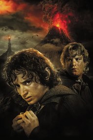 Εκτύπωση τέχνης Ο άρχοντας των δαχτυλιδιών - Sam and Frodo, (26.7 x 40 cm)