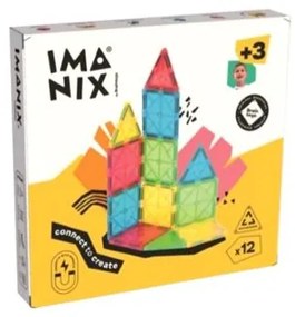 Imanix Μαγνητικό Παιχνίδι Κατασκευών Με Τριγωνικά Κομμάτια 20τμχ 190066