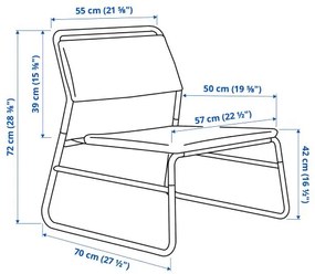 LINNEBÄCK πολυθρόνα 704.872.29