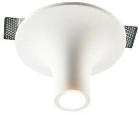 Πλαφονιέρα Φωτιστικό Οροφής 1XGU10 TRIMLESS AVA ΓΥΨΙΝΟ G1018S ACA-G1018S-Λευκό G1018S
