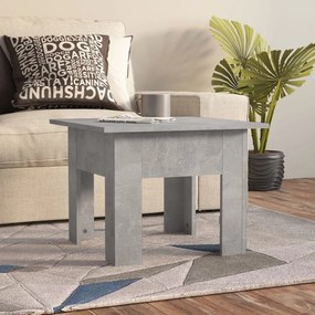 vidaXL Τραπεζάκι Σαλονιού Γκρι Σκυροδέματος 55x55x42 εκ. Μοριοσανίδα