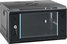 vidaXL Ντουλάπι Δικτύου Επιτοίχιο 6U 19" IP20 53x40x30 εκ.