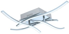 Φωτιστικό Οροφής Led Valmora 96327 White Eglo Αλουμίνιο,Πολυπροπυλένιο
