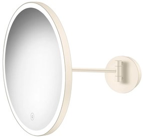 Καθρέπτης Led 5w Μεγεθυντικός Ø40x33εκ.IP44 220-240V Sanco Cosmetic Mirrors Beige Mat MRLED-405-M102